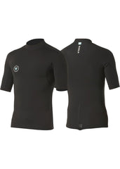 Vissla Men's 7 Seas 1mm Short Sleeve Wetsuit Jacket, Back Zip
