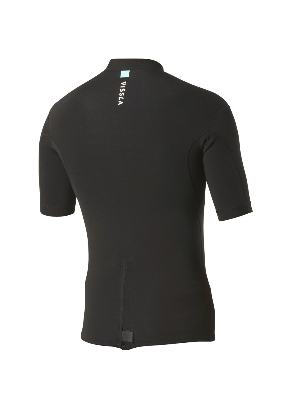 Vissla Men's 7 Seas 1mm Short Sleeve Wetsuit Jacket, Back Zip
