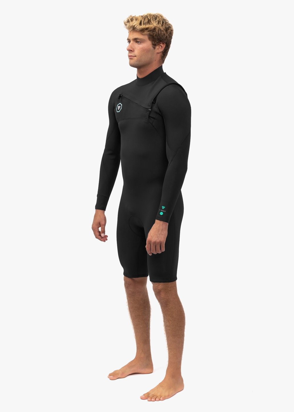 Vissla Men's 7 Seas 2/2mm Long Sleeve Spring Suit, Shoulder Entry