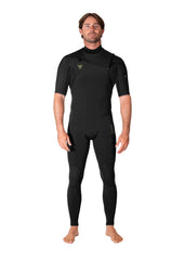 Vissla Men's Natural Seas 2/2mm Short Sleeve Wetsuit, Full Suit