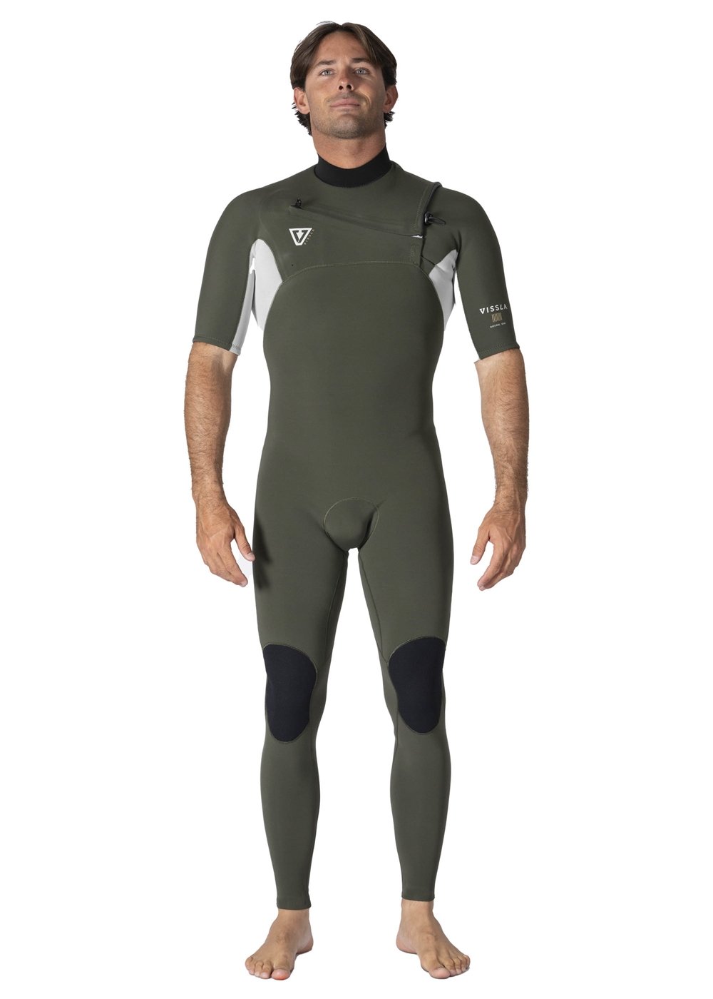 Vissla Men's Natural Seas 2/2mm Short Sleeve Wetsuit, Full Suit