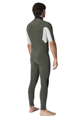 Vissla Men's Natural Seas 2/2mm Short Sleeve Wetsuit, Full Suit