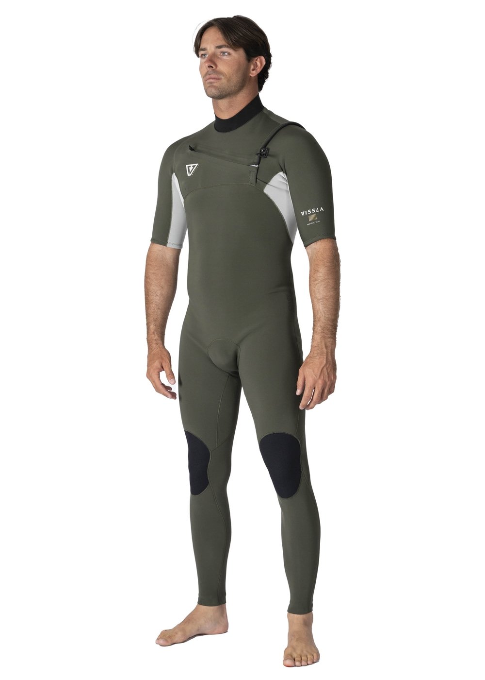 Vissla Men's Natural Seas 2/2mm Short Sleeve Wetsuit, Full Suit