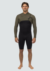 Vissla Men's High Seas II 2/2mm Spring Suit, Long Sleeve