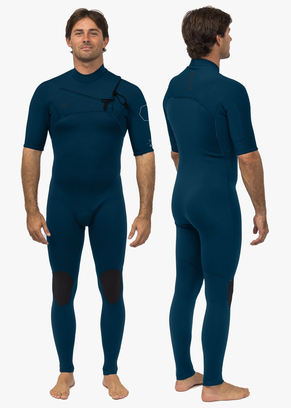Vissla Men's High Seas II 2/2mm Short Sleeve Wetsuit, Full Suit