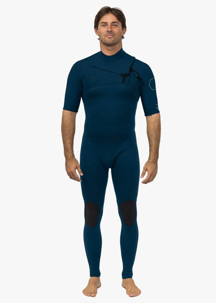 Vissla Men's High Seas II 2/2mm Short Sleeve Wetsuit, Full Suit