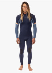 Vissla Men's 7 Seas Raditude 3/2mm Chest Zip Wetsuit, Full Suit