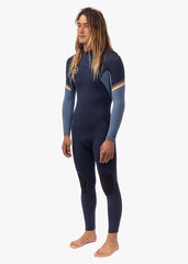 Vissla Men's 7 Seas Raditude 3/2mm Chest Zip Wetsuit, Full Suit