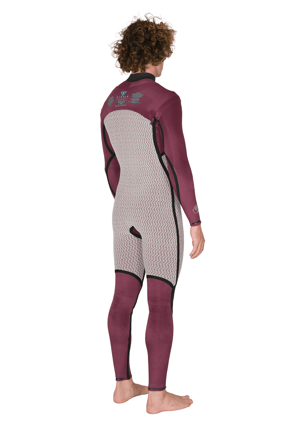 Vissla Men's New Seas 5/4mm U-Zip Wetsuit, Full Suit