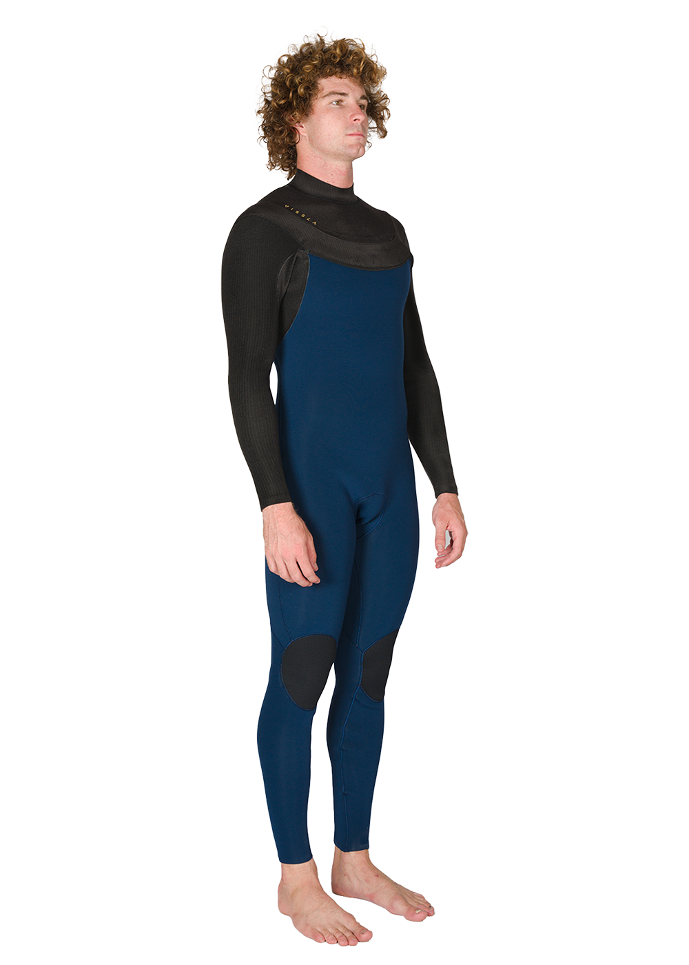 Vissla Men's New Seas 4/3mm V-Zip Wetsuit, Full Suit