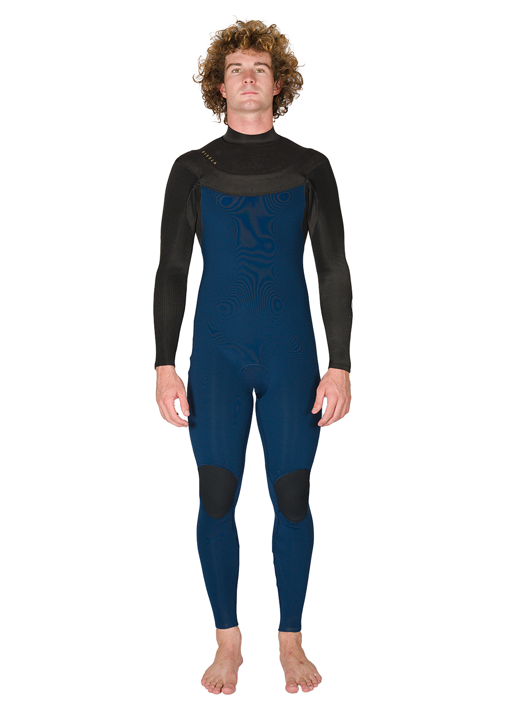 Vissla Men's New Seas 4/3mm V-Zip Wetsuit, Full Suit