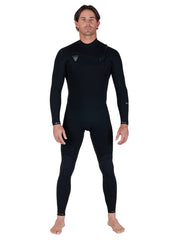 Vissla Men's Natural Seas 3/2mm Chest Zip Wetsuit, Full Suit