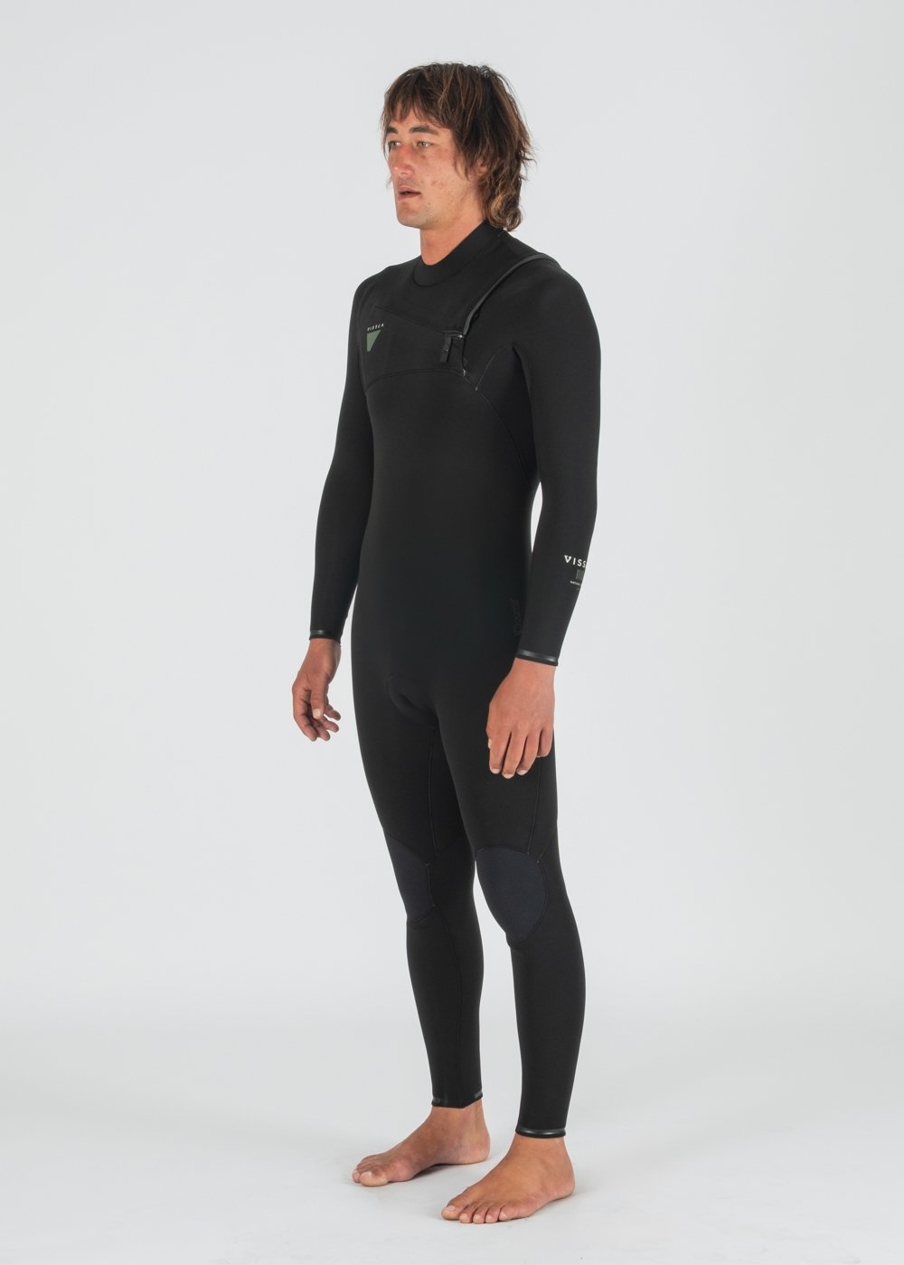 Vissla Men's Natural Seas 3/2mm Chest Zip Wetsuit, Full Suit