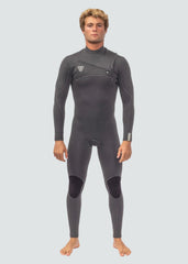 Vissla Men's 7 Seas Comp 4/3mm Chest Zip Wetsuit, Full Suit