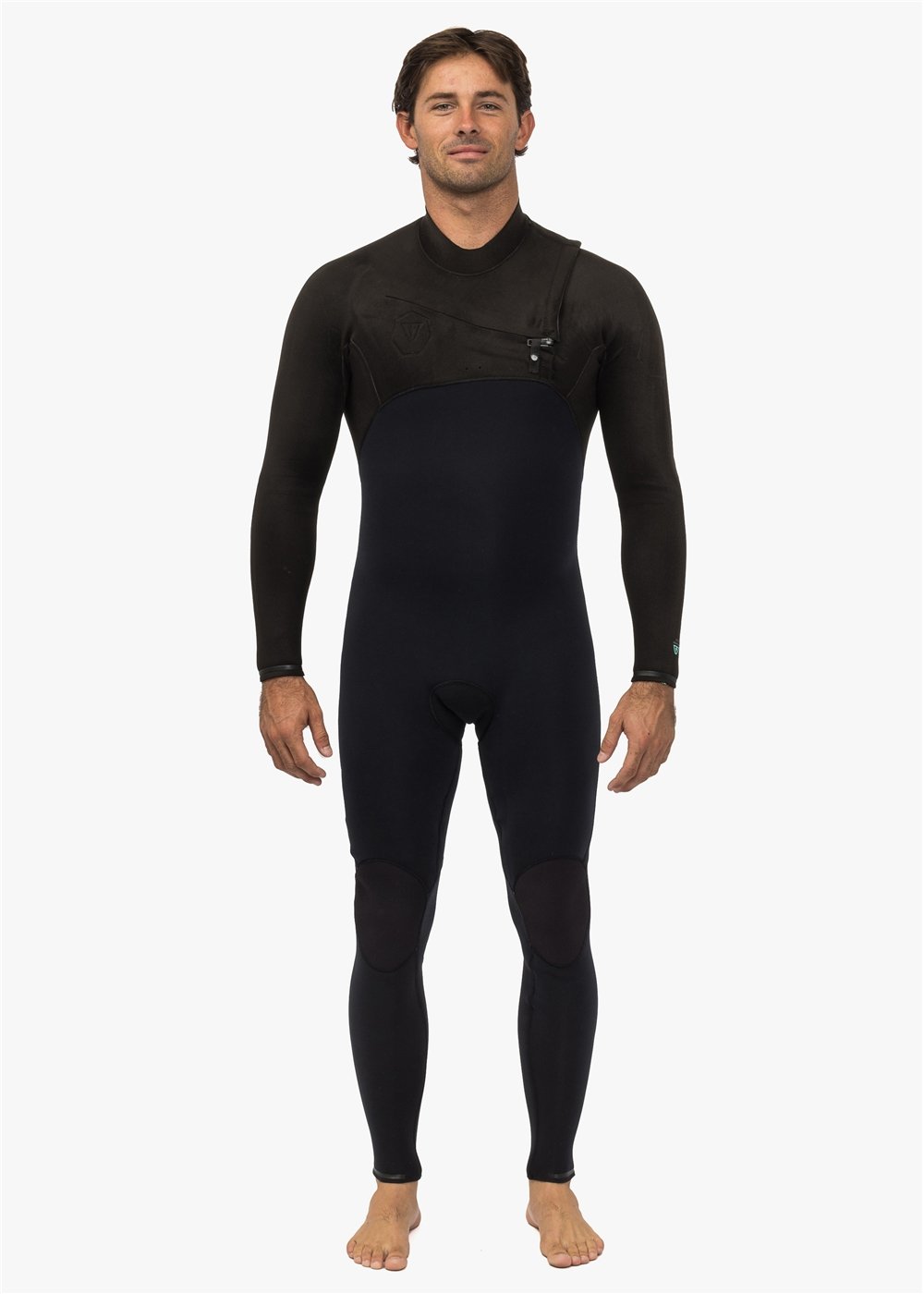 Vissla Men's High Seas II 3/2mm Chest Zip Wetsuit, Full Suit