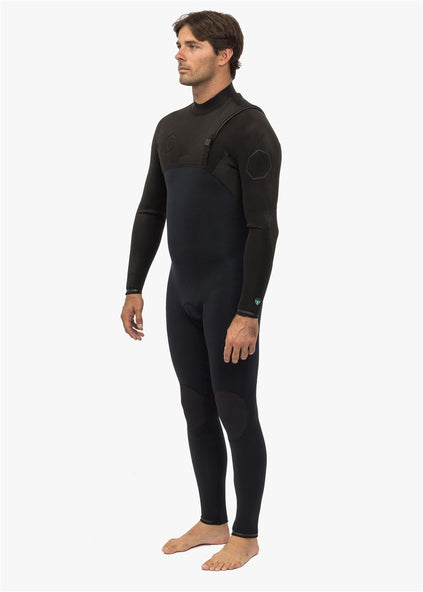 Vissla Men's High Seas II 3/2mm Zipperless Wetsuit, Full Suit, image 6