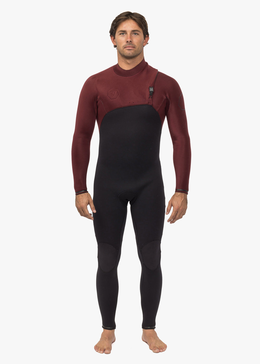 Vissla Men's High Seas II 4/3mm Zipperless Wetsuit, Full Suit