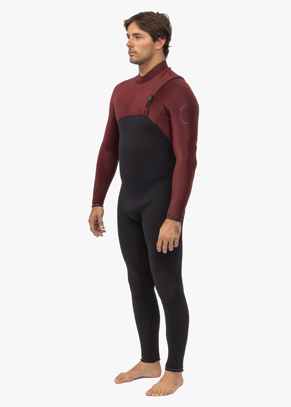 Vissla Men's High Seas II 4/3mm Zipperless Wetsuit, Full Suit