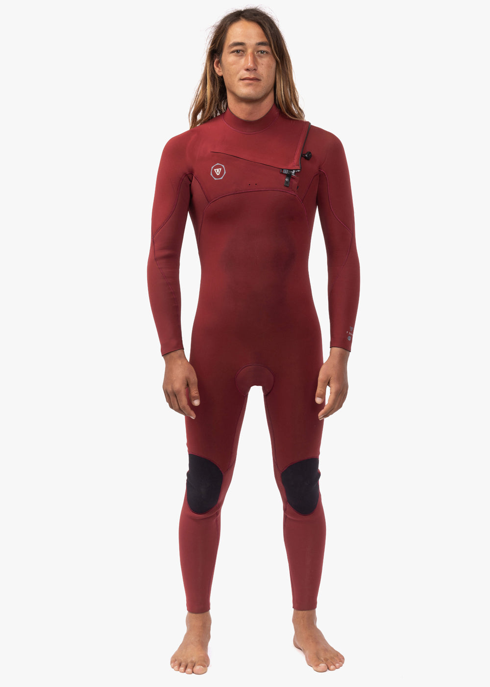 Vissla Men's 7 Seas 5/4mm Chest Zip Wetsuit, Full Suit