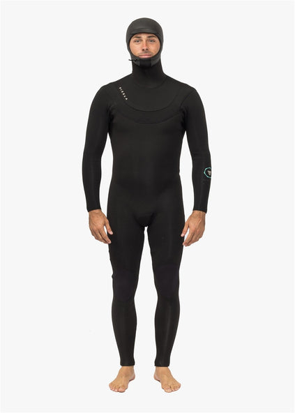 Vissla Men's New Seas 4/3mm Hooded Wetsuit, Full Suit