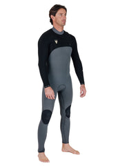 Vissla Men's Natural Seas 4/3mm Chest Zip Wetsuit, Full Suit
