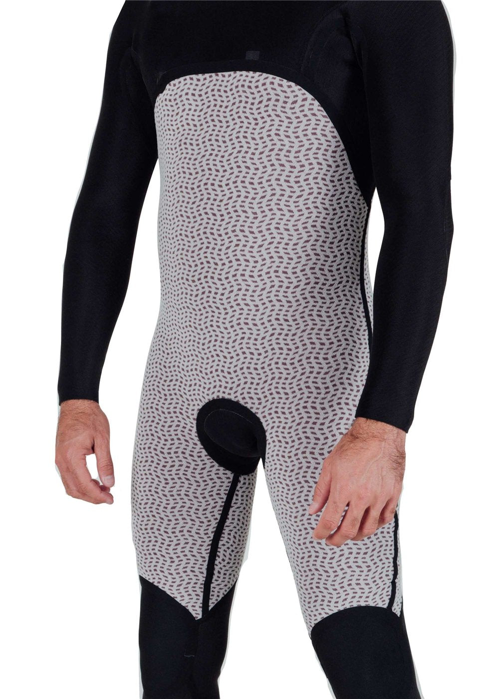 Vissla Men's Natural Seas 4/3mm Chest Zip Wetsuit, Full Suit
