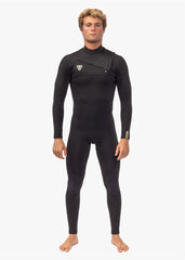 Vissla Men's 7 Seas Comp 4/3mm Chest Zip Wetsuit, Full Suit