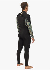 Vissla Men's 7 Seas Comp 4/3mm Chest Zip Wetsuit, Full Suit