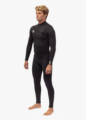 Vissla Men's 7 Seas Comp 4/3mm Chest Zip Wetsuit, Full Suit