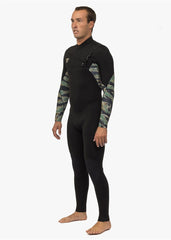 Vissla Men's 7 Seas Comp 4/3mm Chest Zip Wetsuit, Full Suit