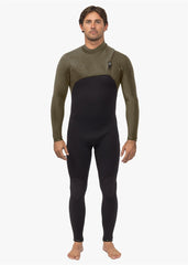 Vissla Men's High Seas II 4/3mm Zipperless Wetsuit, Full Suit