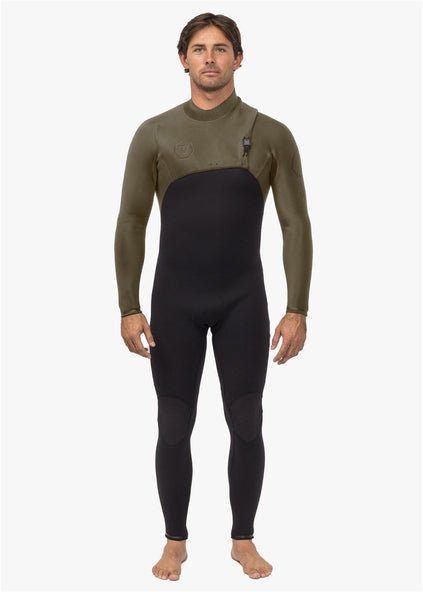 Vissla Men's High Seas II 4/3mm Zipperless Wetsuit, Full Suit