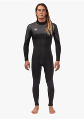 Vissla Men's 7 Seas 4/3mm Back Zip Wetsuit, Full Suit