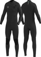 Vissla Men's 7 Seas 5/4mm Chest Zip Wetsuit, Full Suit