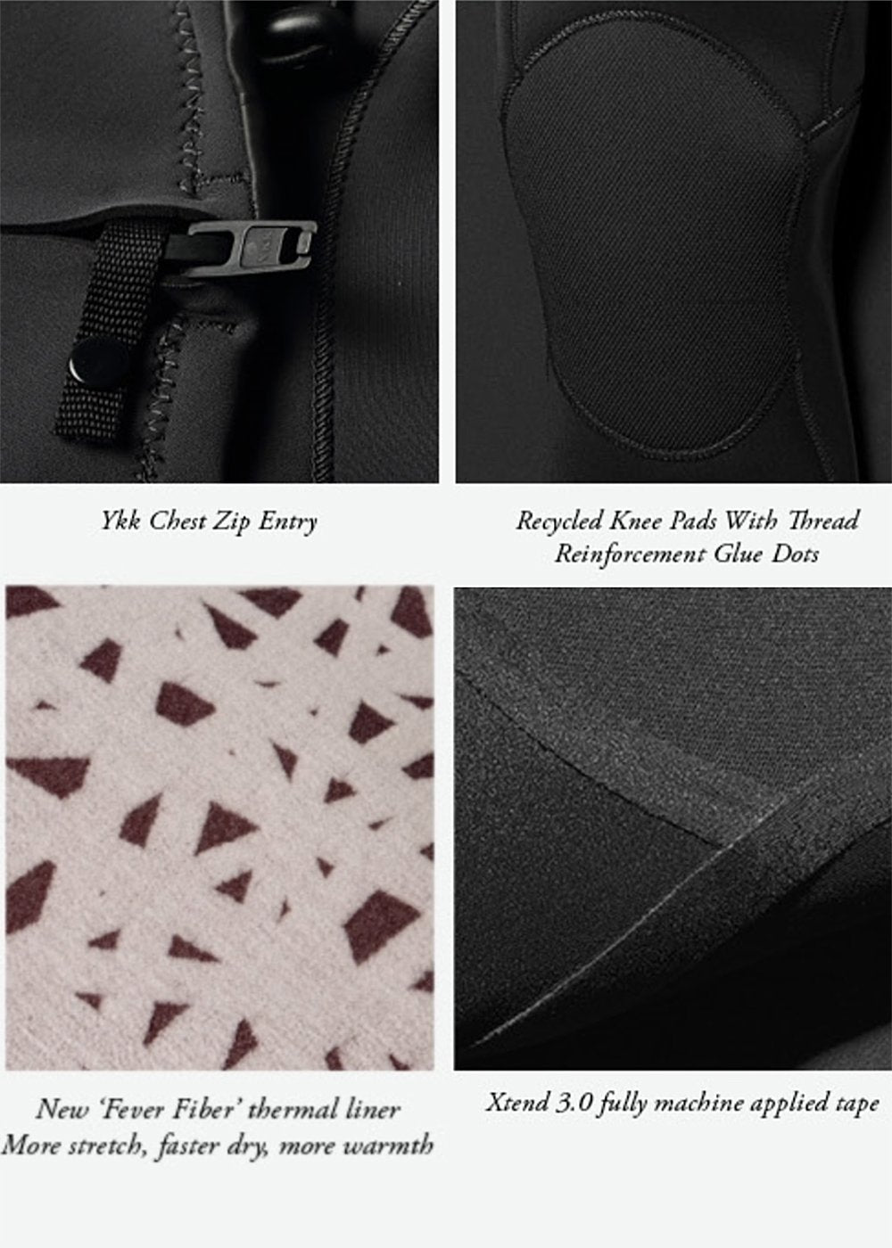 Vissla Men's 7 Seas 5/4/3mm Hooded Chest Zip Wetsuit, Full Suit