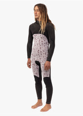 Vissla Men's 7 Seas 4/3mm Chest Zip Wetsuit, Full Suit