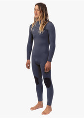 Vissla Men's 7 Seas 4/3mm Chest Zip Wetsuit, Full Suit