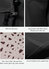 Vissla Men's 7 Seas 5/4mm Chest Zip Wetsuit, Full Suit