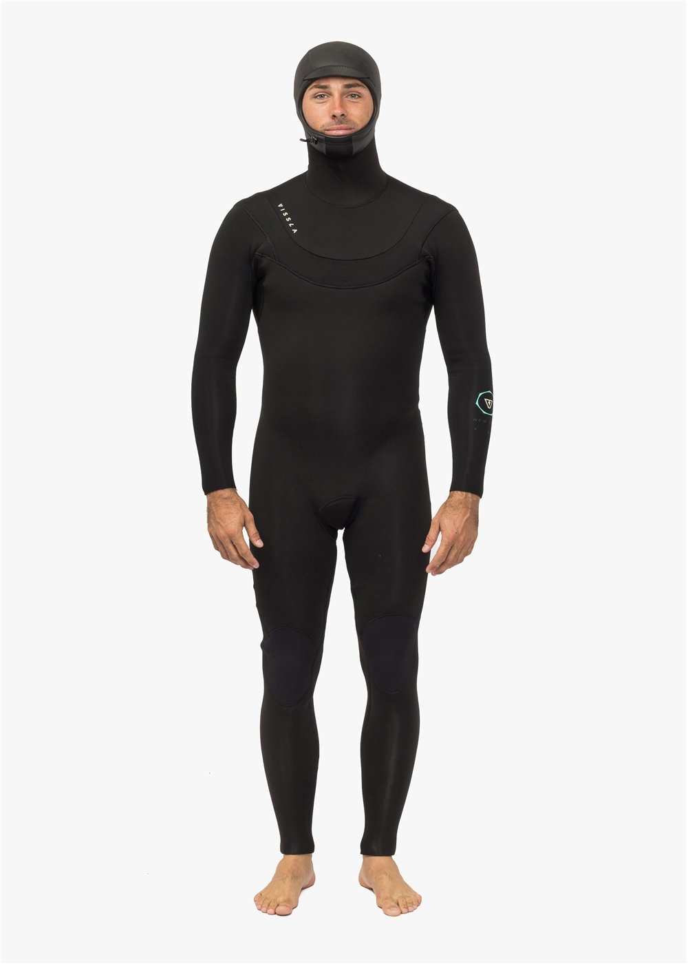 Vissla Men's New Seas 5/4mm Hooded Wetsuit, Full Suit