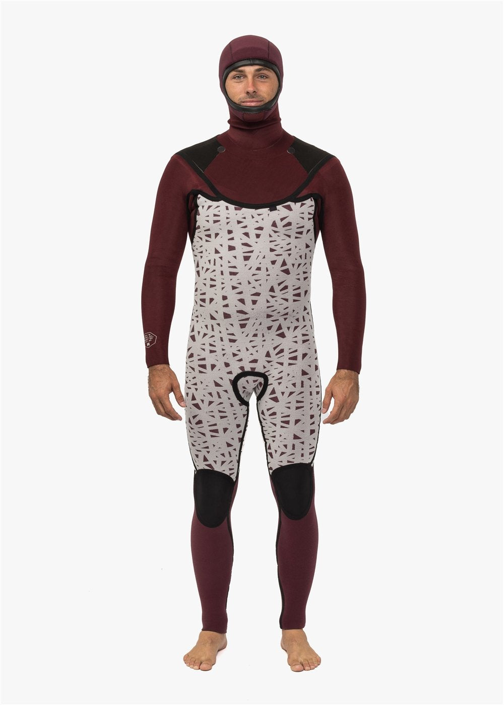 Vissla Men's New Seas 5/4mm Hooded Wetsuit, Full Suit