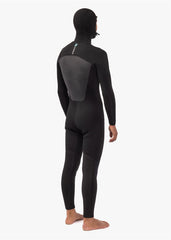 Vissla Men's 7 Seas 5/4/3mm Hooded Chest Zip Wetsuit, Full Suit