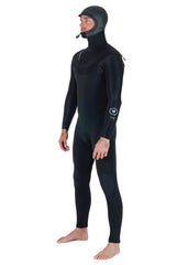 Vissla Men's New Seas 6/5mm Hooded Wetsuit, U-Zip Entry