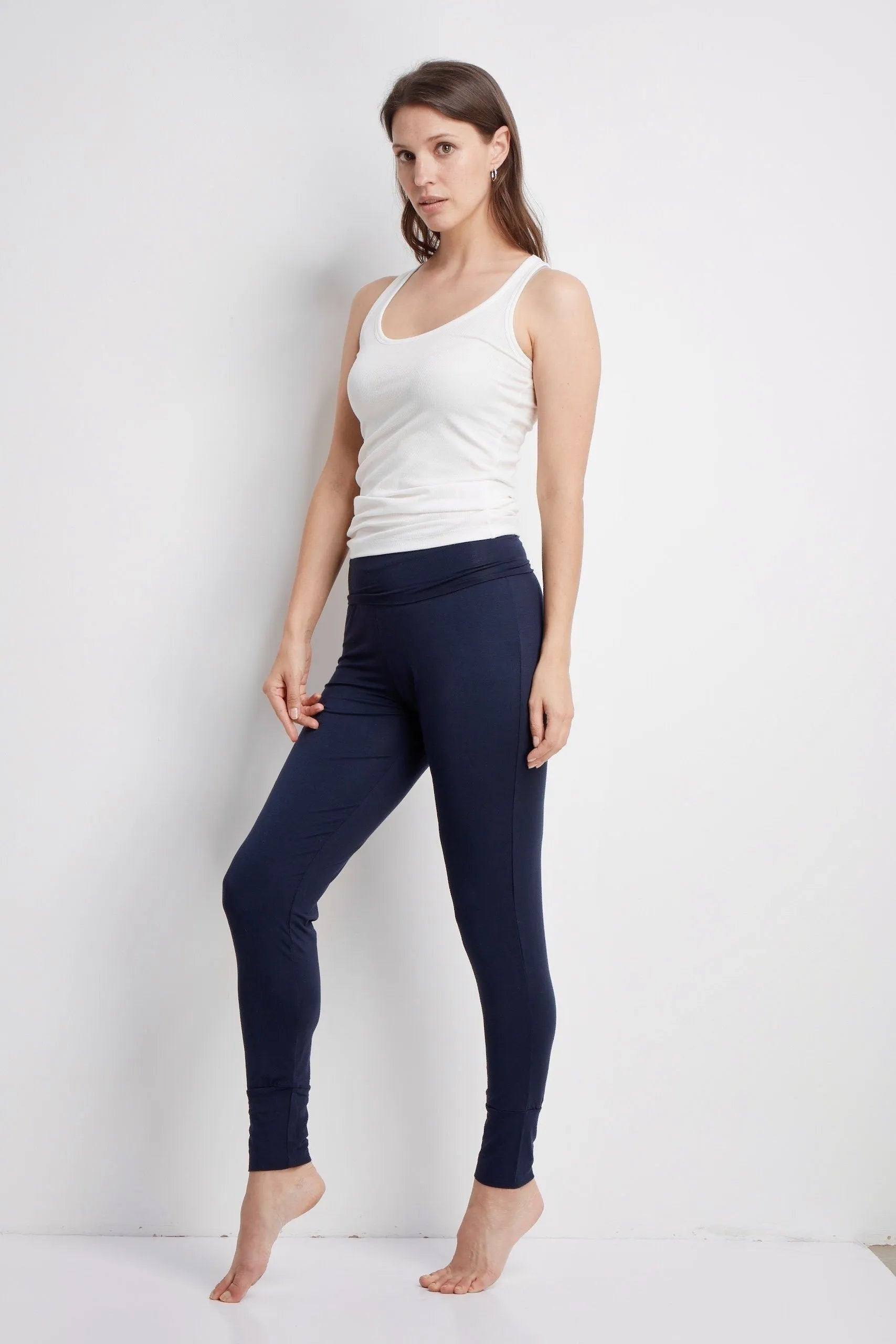 Women's Yoga Trousers – Micro Modal, Elasticated Waist, Made in UK