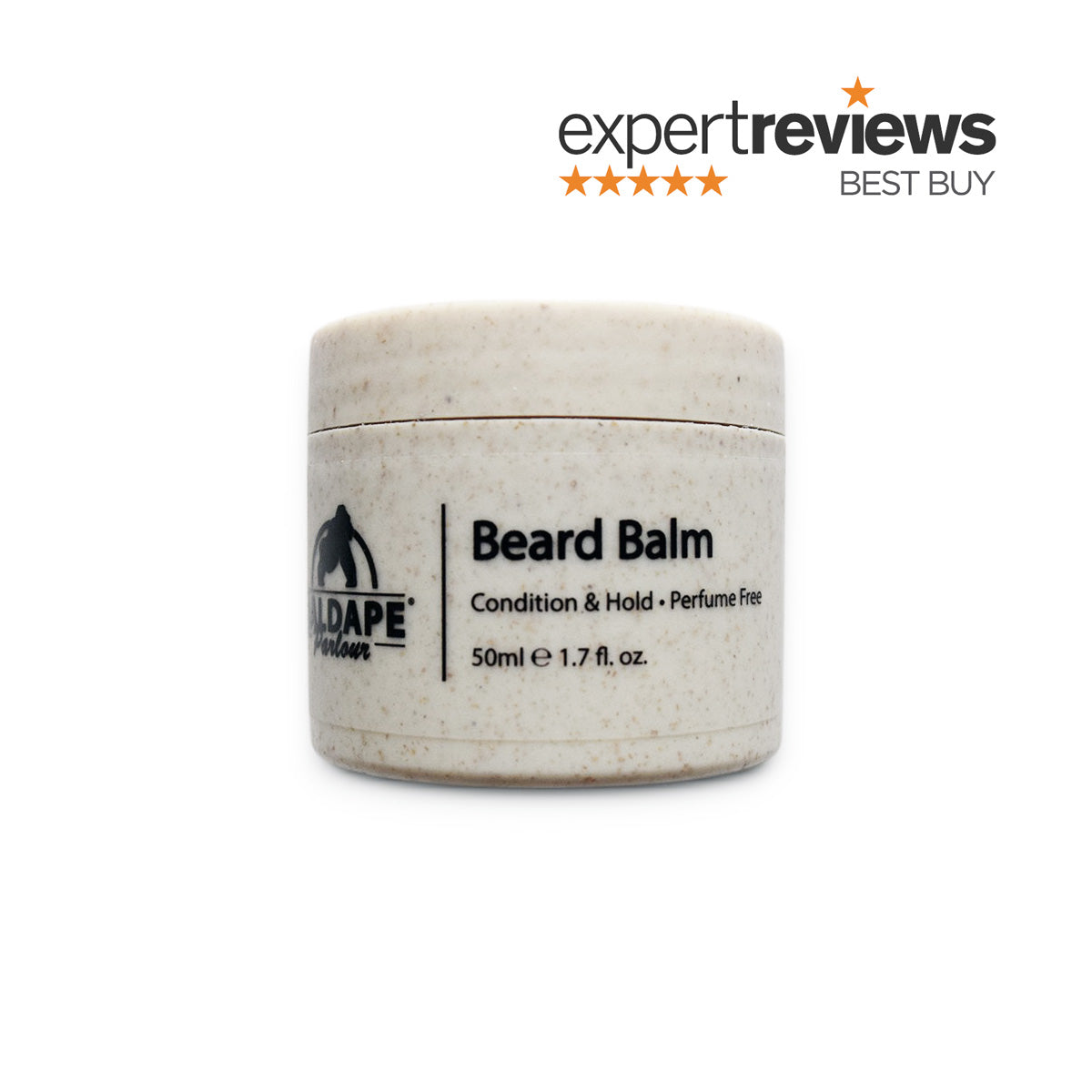 Natural Beard Balm – Unscented Leave-In Conditioner, Made in the UK