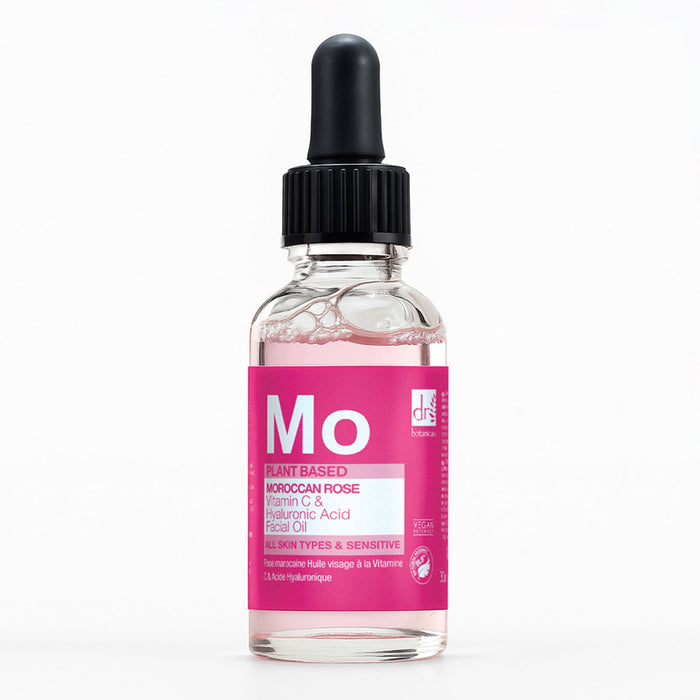 Moroccan Rose Facial Oil with Hyaluronic Acid & Vitamin C, image 2