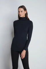Women's Roll Neck Top – Micro Modal, Six Colours, UK 8-18