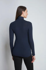 Women's Roll Neck Top – Micro Modal, Six Colours, UK 8-18