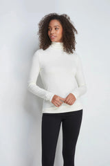 Women's Roll Neck Top – Micro Modal, Six Colours, UK 8-18