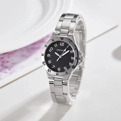 Kids' Stainless Steel Quartz Watch
