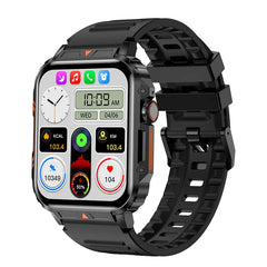 CRTORRS Military-Grade Smartwatch with Health Monitor & Bluetooth Call